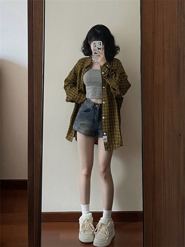 Američke retro plave traper kratke hlače za žene Elastične hip-hop ulične uske kratke hlače Y2k Fashion Jean kratke hlače