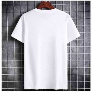 2022 Модна тениска за мъже Големи размери S- 6XL Тениска Лятна тениска с къс ръкав Мъжки тениски Мъжки памучни тениски Мъжко облекло