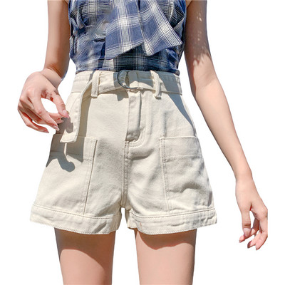 Traper kratke hlače širokih nogavica 2021., nove ljetne velike veličine, visokog struka, široke, tanke kratke hlače a-kroja, duge kratke hlače za plivanje za žene