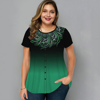 Sieviešu T-krekls Vasaras modes īsām piedurknēm T-krekli Ikdienas T krekls ar apdruku sievietēm Apģērbi Liela izmēra meitenēm Y2k apģērbi