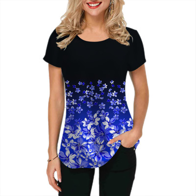 Sieviešu T-krekls Vasaras modes īsām piedurknēm T-krekli Ikdienas T krekls ar apdruku sievietēm Apģērbi Liela izmēra meitenēm Y2k apģērbi