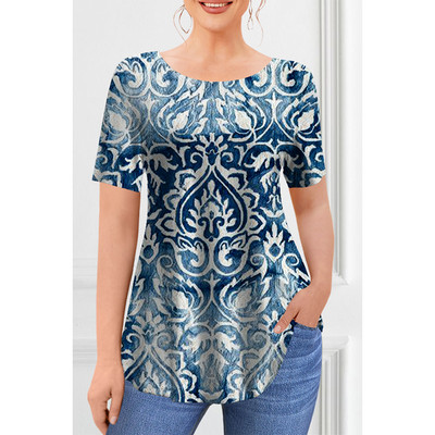 Sieviešu T-krekls Vasaras modes īsām piedurknēm T-krekli Ikdienas T krekls ar apdruku sievietēm Apģērbi Liela izmēra meitenēm Y2k apģērbi