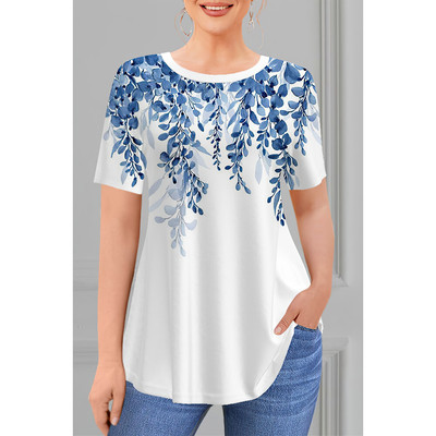 Sieviešu T-krekls Vasaras modes īsām piedurknēm T-krekli Ikdienas T krekls ar apdruku sievietēm Apģērbi Liela izmēra meitenēm Y2k apģērbi