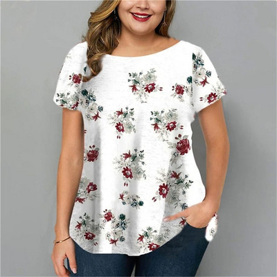 Sieviešu T-krekls Vasaras modes īsām piedurknēm T-krekli Ikdienas T krekls ar apdruku sievietēm Apģērbi Liela izmēra meitenēm Y2k apģērbi