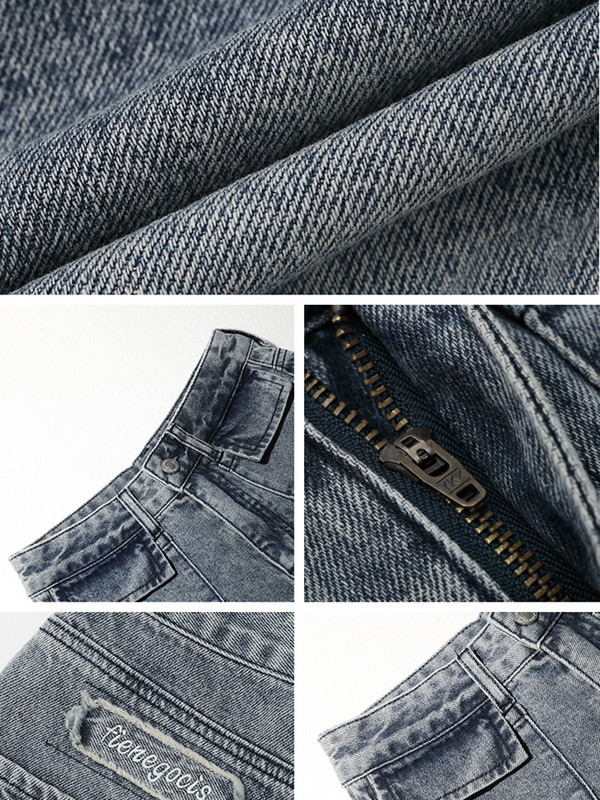 Nove ljetne traper kratke hlače za 2024. Ženske donje strane s izbočinama Plave mini jeans kratke hlače s džepovima visokog struka Korejske modne vruće hlačice