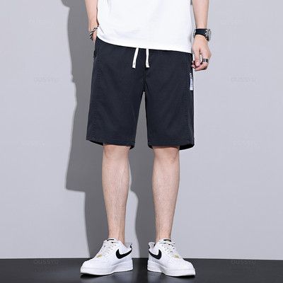 Ljeto, meka liocel tkanina Jogger, muške hlače, kratke hlače, tanke Harajuku ležerne trenirke s elastičnim strukom, muške kratke hlače, velika M-5XL