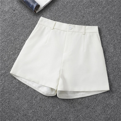 Ljeto, nove kratke hlače za odijelo, korejske kratke hlače visokog struka širokih nogavica, široke crne kratke hlače, modne ležerne kratke hlače A kroja za van, za žene