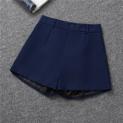 Ljeto, nove kratke hlače za odijelo, korejske kratke hlače visokog struka širokih nogavica, široke crne kratke hlače, modne ležerne kratke hlače A kroja za van, za žene