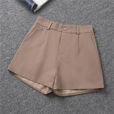 Ljeto, nove kratke hlače za odijelo, korejske kratke hlače visokog struka širokih nogavica, široke crne kratke hlače, modne ležerne kratke hlače A kroja za van, za žene