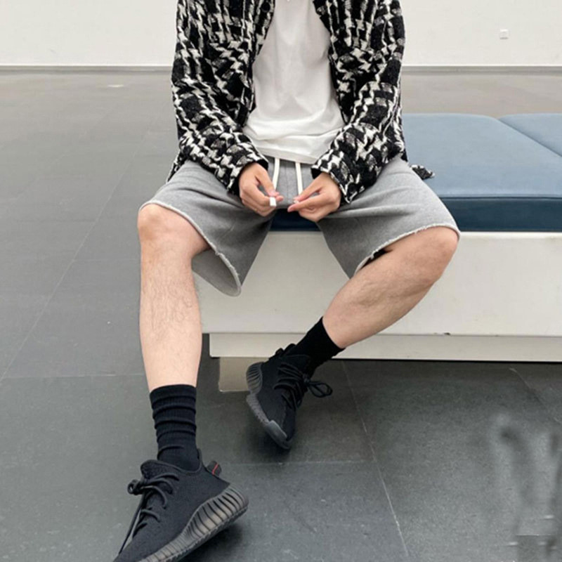 Nyári tornaterem Fitnesz Sport Férfi Pamut rövidnadrág Rongyos rövidnadrág Alkalmi edzés Hip-hop Futás Bő kosárlabda rövidnadrág