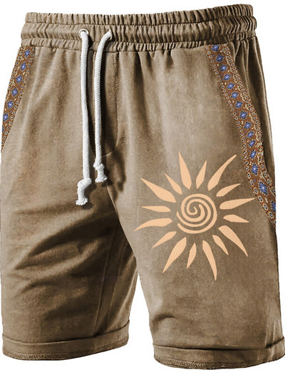 Muške hlače za plažu s prugastim 3D printanim kratkim hlačama Muške ljetne prozračne kratke hlače za fitness Street Shorts muške Ropa Hombre