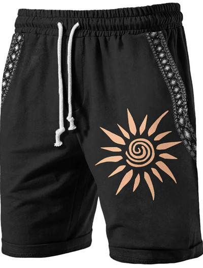 Muške hlače za plažu s prugastim 3D printanim kratkim hlačama Muške ljetne prozračne kratke hlače za fitness Street Shorts muške Ropa Hombre