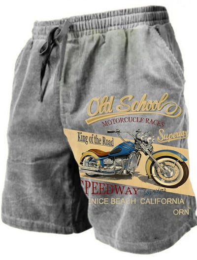 Muške hlače za plažu s prugastim 3D printanim kratkim hlačama Muške ljetne prozračne kratke hlače za fitness Street Shorts muške Ropa Hombre