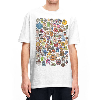 Crazy It's Time To Light The Muppet Show Majica kratkih rukava Muška pamučna majica s O izrezom Majice kratkih rukava Ljetna odjeća