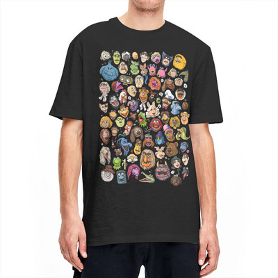 Crazy It's Time To Light The Muppet Show Majica kratkih rukava Muška pamučna majica s O izrezom Majice kratkih rukava Ljetna odjeća