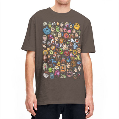 Crazy It's Time To Light The Muppet Show Majica kratkih rukava Muška pamučna majica s O izrezom Majice kratkih rukava Ljetna odjeća