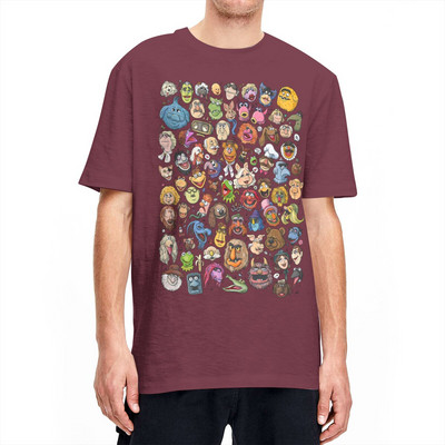 Crazy It's Time To Light The Muppet Show Majica kratkih rukava Muška pamučna majica s O izrezom Majice kratkih rukava Ljetna odjeća