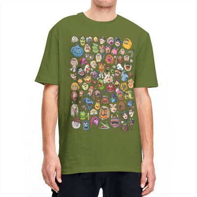 Crazy It's Time To Light The Muppet Show Majica kratkih rukava Muška pamučna majica s O izrezom Majice kratkih rukava Ljetna odjeća