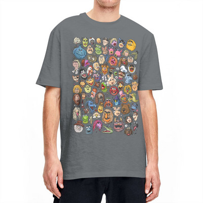 Crazy It's Time To Light The Muppet Show Majica kratkih rukava Muška pamučna majica s O izrezom Majice kratkih rukava Ljetna odjeća