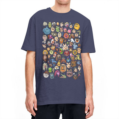 Crazy It's Time To Light The Muppet Show Majica kratkih rukava Muška pamučna majica s O izrezom Majice kratkih rukava Ljetna odjeća