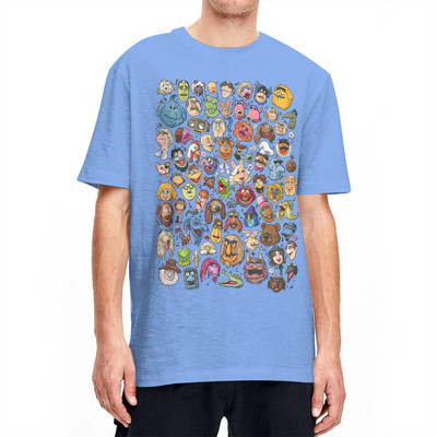 Crazy It's Time To Light The Muppet Show Majica kratkih rukava Muška pamučna majica s O izrezom Majice kratkih rukava Ljetna odjeća