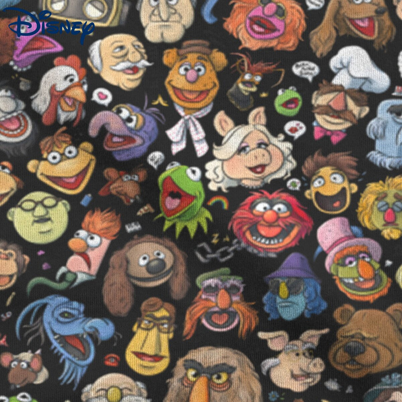 Crazy It's Time To Light The Muppet Show Majica kratkih rukava Muška pamučna majica s O izrezom Majice kratkih rukava Ljetna odjeća