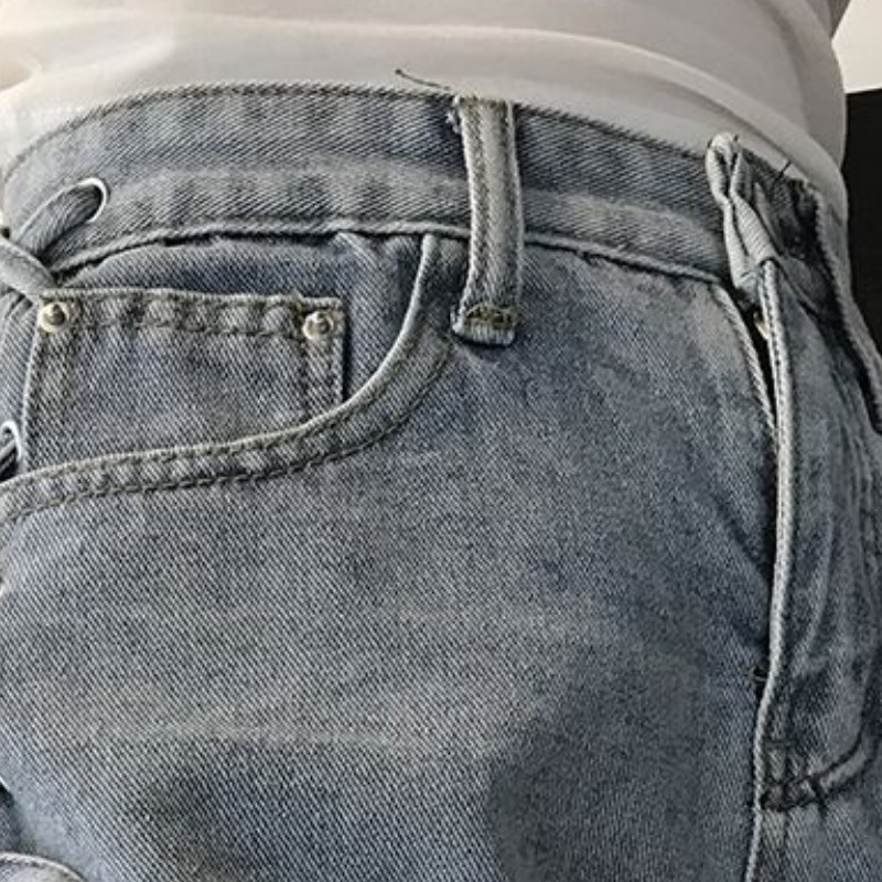 S-5XL Šorti Sieviešu džinsa ikdienišķa pārsējs Unikāls korejiešu stila augsts viduklis Modes bantītes dizains Elegans vasaras universāls ielu apģērbs