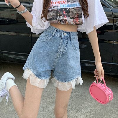 S-5XL traper kratke hlače za žene Čipkasti dizajn Ljeto Dnevni korejski stil Moda Sveobuhvatne Šorti Ženski Slatki Ležerni Vintage Djevojački