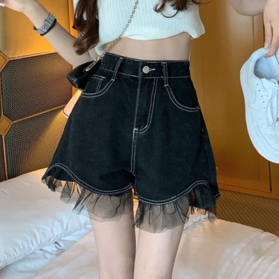 S-5XL traper kratke hlače za žene Čipkasti dizajn Ljeto Dnevni korejski stil Moda Sveobuhvatne Šorti Ženski Slatki Ležerni Vintage Djevojački