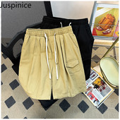 Σορτς American Cotton Cargo Ανδρικά φαρδιά εξωτερικά ρούχα Casual High Street Personality Παντελόνι πέντε πόντων Ανδρικά ανδρικά ρούχα κάτω