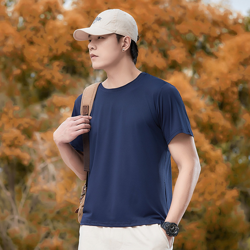 Quick Dry Sport divatos póló Férfi 2024 Rövid ujjú Nyári Alkalmi Fekete Zöld OverSize 6XL 7XL Top pólók GYM póló Ruhák