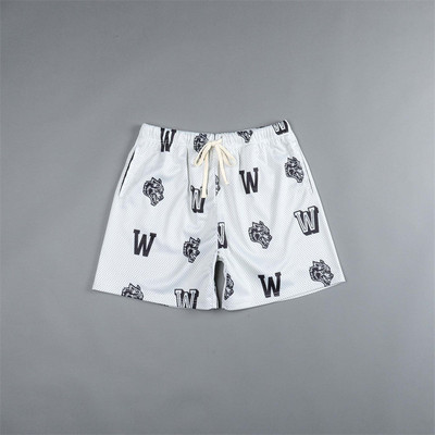 Új nyári férfi rövidnadrágok Sport alkalmi rövidnadrágok Hálós Gyorsszáraz Légáteresztő Stretch Kosárlabda Edző rövidnadrágok Futófitnesz rövidnadrágok