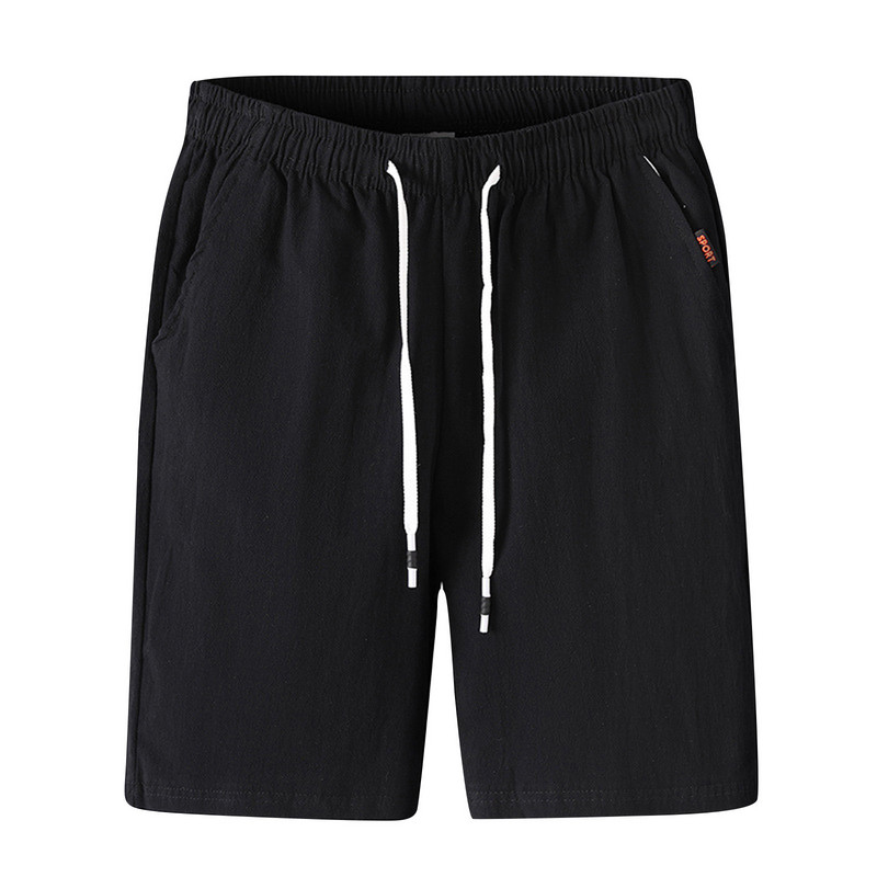 Nove muške pamučne lanene kratke hlače Muške ljetne prozračne jednobojne lanene hlače Fitness Streetwear S-3xl