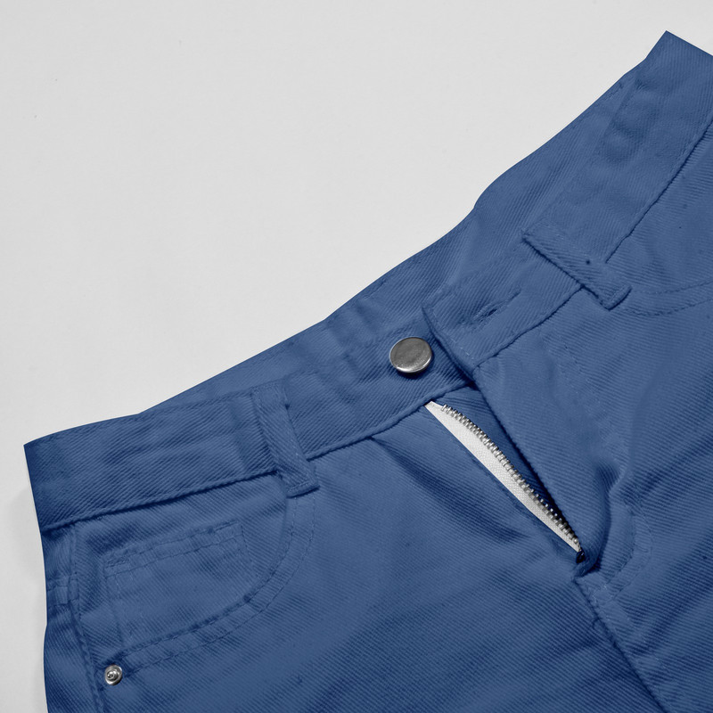 Ljetne traper kratke hlače s visokim strukom Ženske modne kratke hlače s tankim gumbima Ležerne vrećaste hlače širokih nogavica Korejske traperice kratke hlače ženske