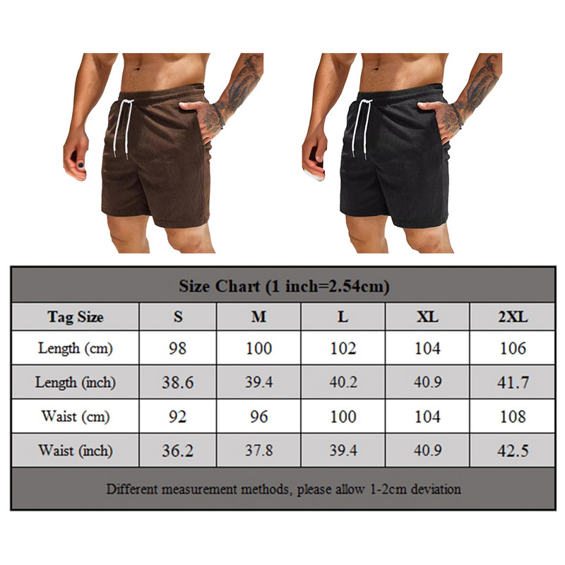 Udobne modne dail praznične muške kratke hlače za plažu crne ležerne samt elastični struk srednjeg struka poliester S-2XL