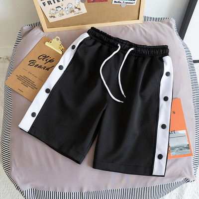 Nove muške ležerne kratke hlače ljeto 2023. Harajuku modne trenirke s elastičnim strukom za fitnes visoke kvalitete široke otvorene strane za plažu