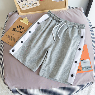 Nove muške ležerne kratke hlače ljeto 2023. Harajuku modne trenirke s elastičnim strukom za fitnes visoke kvalitete široke otvorene strane za plažu