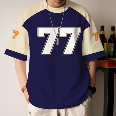 Modne muške majice kratkih rukava s 3D patchwork printom Muška majica kratkih rukava Ulične majice Hip Hop majice Prevelike majice s kratkim rukavima Muška odjeća