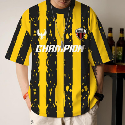 Modne muške majice kratkih rukava s 3D patchwork printom Muška majica kratkih rukava Ulične majice Hip Hop majice Prevelike majice s kratkim rukavima Muška odjeća