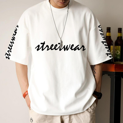 Modne muške majice kratkih rukava s 3D patchwork printom Muška majica kratkih rukava Ulične majice Hip Hop majice Prevelike majice s kratkim rukavima Muška odjeća