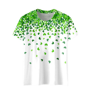 3.17 Happy St. Patrick\'s Day Дамска тениска Carnival Ireland Festival Зелена тениска Летен топ с къс ръкав Harajuku T-shirt Street