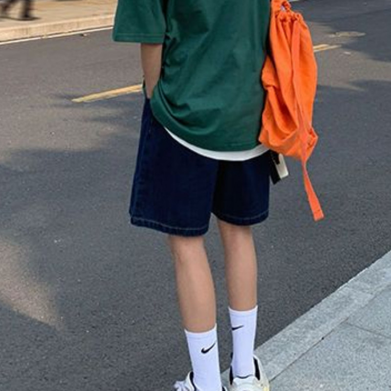 Kratke hlače Ženske traper široke S-5XL Ljetne jednostavne Višeslojne vintage studente Dizajn visokog struka Moda u korejskom stilu Dnevne udobne