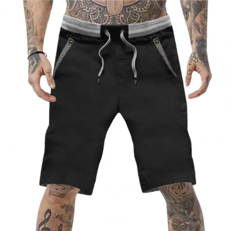 Ljetni ležerni modni stil Boardshort Bermuda hlače Muške hlače s elastičnom uzicom u struku Kratke hlače za plažu Muške kratke hlače