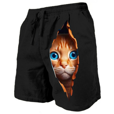 Muške trenirke Kratke hlače za plažu Kratke hlače od frotira Uzica s elastičnim strukom 3D ispis Grafički geometrijski uzorak Prozračne mekane kratke hlače D