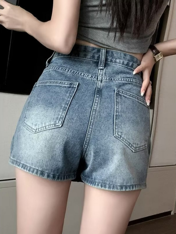 S-5XL Traper kratke hlače Ženske Hotsweet Chic Ljeto Vintage Hlače visokog struka Modna korejska ženska odjeća Tanka Harajuku Street