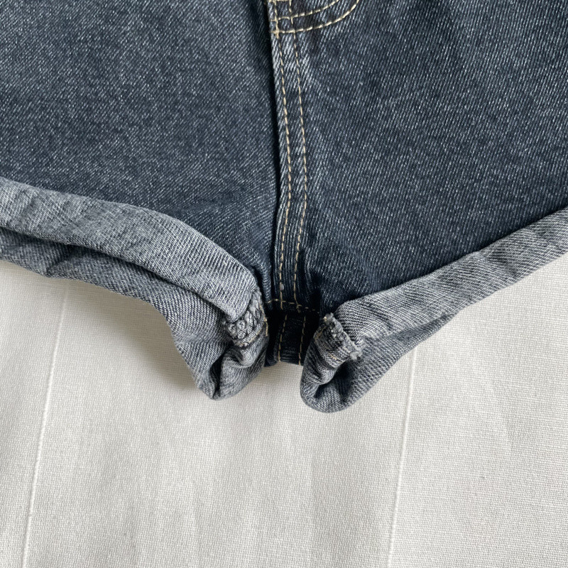 Γυναικεία σορτς S-5XL Φαρδιά ρετρό τζιν, μοντέρνα casual distressed Washed streetwear ψηλόμεση Νέο 2022 Καλοκαιρινό All-match Beach Chic