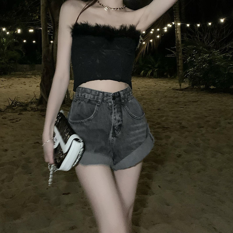 Sieviešu šorti S-4XL Dizains Moderns Brīvais Ikdienas Ielu Apģērbs Sieviešu Vasaras Klasiskās džinsa Bikses Kabatas Vienkāršas Retro