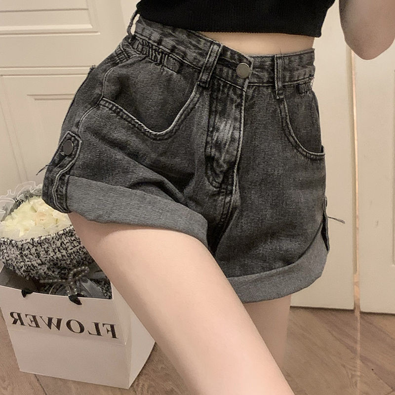 Sieviešu šorti S-4XL Dizains Moderns Brīvais Ikdienas Ielu Apģērbs Sieviešu Vasaras Klasiskās džinsa Bikses Kabatas Vienkāršas Retro