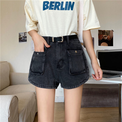 Naiste teksapüksid Retro disainiga südamega saledad Harajuku teismelised Hipster S-5XL Kuumad tüdrukud kõrge vöökohaga naised Populaarsed noored