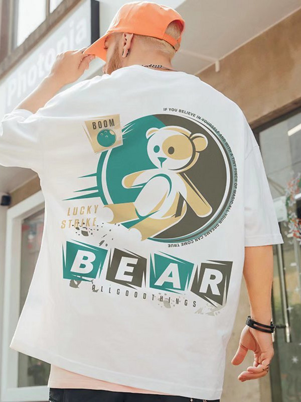 Vasaras jauns brīvs T-krekls ar īsām piedurknēm vīriešu modes brīva apdruka, liela 8XL hiphopa pāra apģērbs ar puspiedurknēm kokvilnas tops